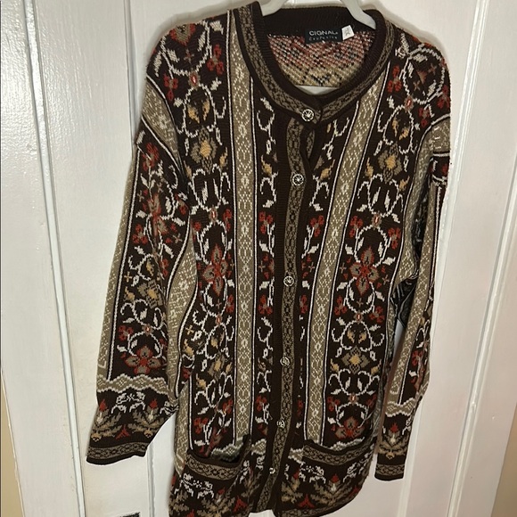 Chico's Multicolor Knit Cardigan - Picture 12 of 12